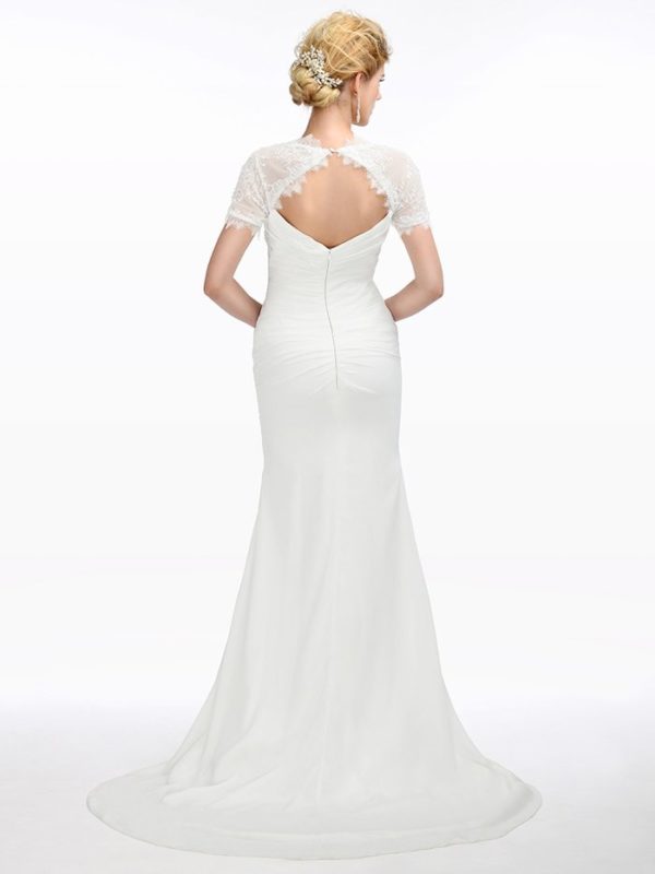 Sweetheart-Neckline-Chiffon-Wedding-Dress-in-Mermaid-Silhouette-(1 ...